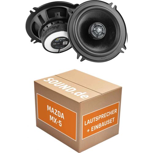 Lautsprecher Boxen Einbaupaket vorne Eton PSX13 passend für Mazda MX-5 Typ NA | 2x Tief-Mitteltöner mit integriertem Hochtöner 100W MAX