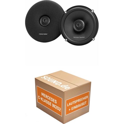 Lautsprecher Boxen Einbaupaket vorne Harman/Kardon FIT6 passend für Mercedes C-Klasse W 202 + T-Modell/Kombi |
