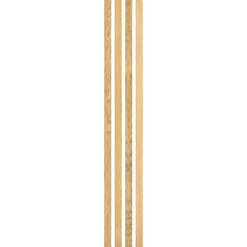 Novel Akustikpaneel Eiche hellbraun acous Stix , Hellbraun , Holz , Eiche , 3.5x0.9x250 cm , FSC , Montage ohne Bohren , Tapeten & Wandverkleidungen,