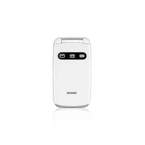 Brondi Amico Favoloso, Klapphandy, Dual-SIM, 7,11 cm (2.8"), 1,3 MP, 800 mAh, Weiß
