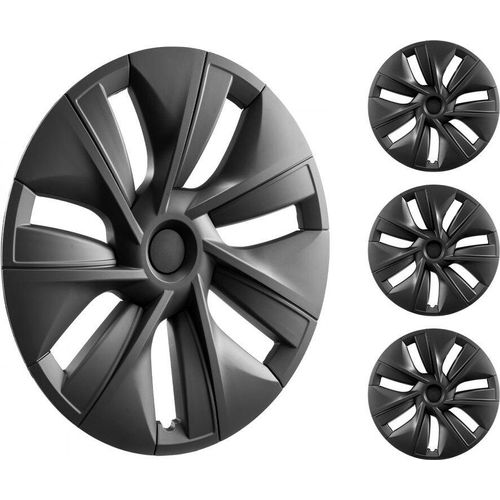 Radkappen Radnabenkappen Modell Y 2020–2023 mit Ventildüsenloch R19 - Hochwertige Radkappen für automobile Sicherheit