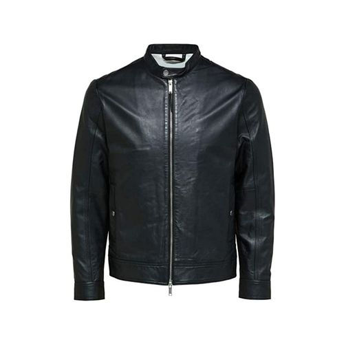 Selected Archive Classic Lederjacke Schwarz M Mann Schwarz M