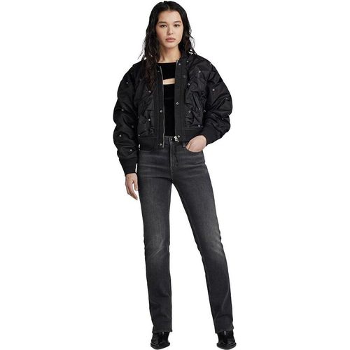 G-star Cropped Party Bomberjacke Grau XL Frau Grau XL