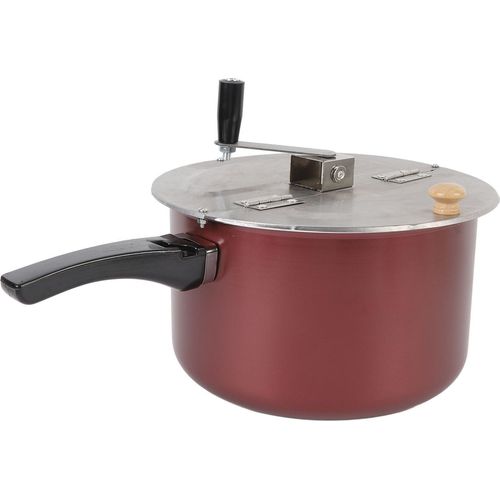 Edelstahl Popcorn Popper Handbetriebener K?stlicher k?stlicher hausgemachter Maschinen -Gasherd -Induktionskocher kompatibel