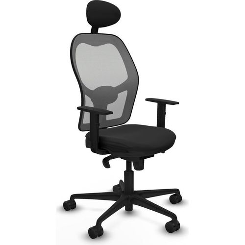 Bürostuhl mit Kopfstütze Jorquera Piqueras y Crespo 1D036N1 Schwarz