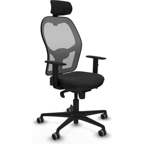Bürostuhl mit Kopfstütze Jorquera Piqueras y Crespo 1D036G2 Schwarz