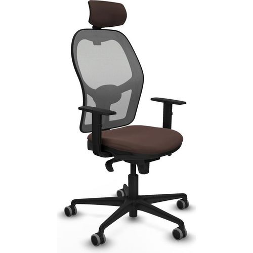 Bürostuhl mit Kopfstütze Jorquera Piqueras y Crespo 1D036G2 Grau Dunkelbraun