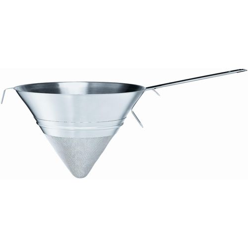 Küchensieb RÖSLE, silber (silberfarben), B:24,5cm H:18,5cm L:46,5cm Ø:25cm, Edelstahl 18/10, Küchensiebe, Gaze Sieb zum Passieren von Suppen und Saucen, spülmaschinengeeignet