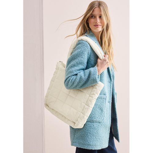 Shopper CECIL, Damen, beige (beige meringues), Nylon, Taschen, lässig umgeschlagen