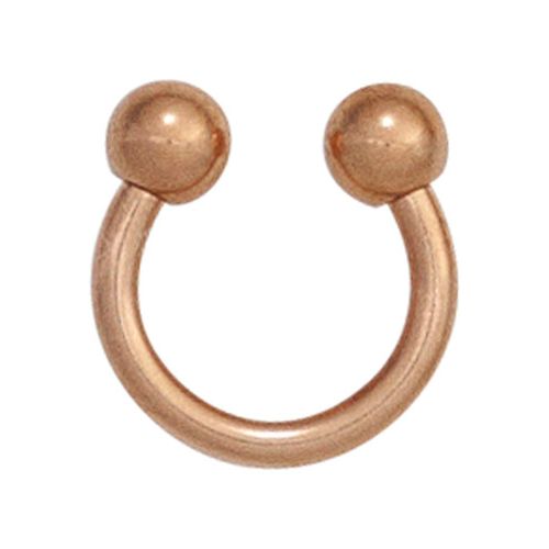 Nasenpiercing JOBO, rosa (roségoldfarben), Piercings, Damen, Edelstahl, Edelstahl roségoldfarben