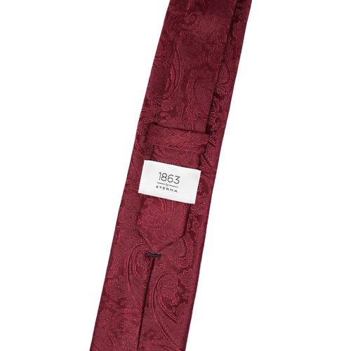 Krawatte ETERNA, Herren, Gr. onesize, rot (bordeaux), Seide, Krawatten