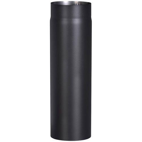 Ofenrohr FIREFIX, schwarz, B:15,4cm H:50cm L:15,4cm, Stahlblech, Rohre, 500 mm lang