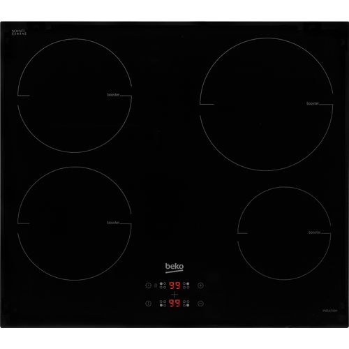 BEKO Induktions-Kochfeld "HII 64400 MT", schwarz, B:58cm H:5,2cm T:51cm, Kochfelder
