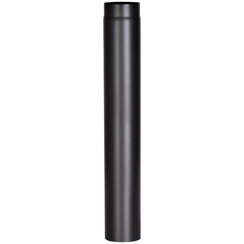 Ofenrohr FIREFIX, schwarz, B:15,4cm H:100cm L:15,4cm, Stahlblech, Rohre, 1000 mm lang