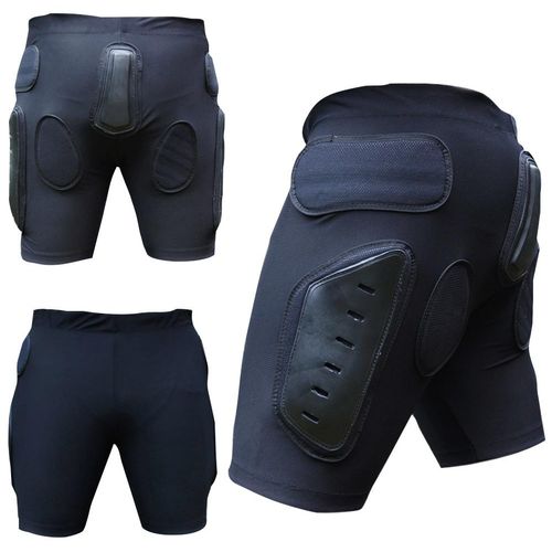 Protektorenshorts PROANTI Gr. XS, schwarz, Protektoren, XS, Kunststoff, Materialmix, für Jugendliche und Erwachsene