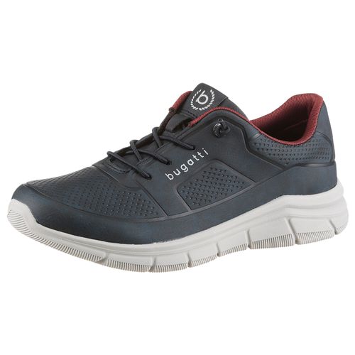 Slip-On Sneaker BUGATTI, Herren, Gr. 43, blau, Lederimitat, sportlich, Schuhe, Sneaker, Schlupfschuh, Freizeitschuh mit Logoverzierung
