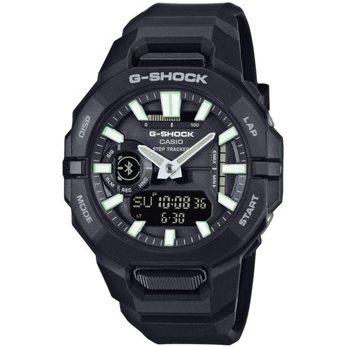 Smartwatch CASIO G-SHOCK, schwarz, Smartwatches, Armbanduhr, Herrenuhr, Stoppfunkt., Lifelog Funktion,Hand Moving Funk.