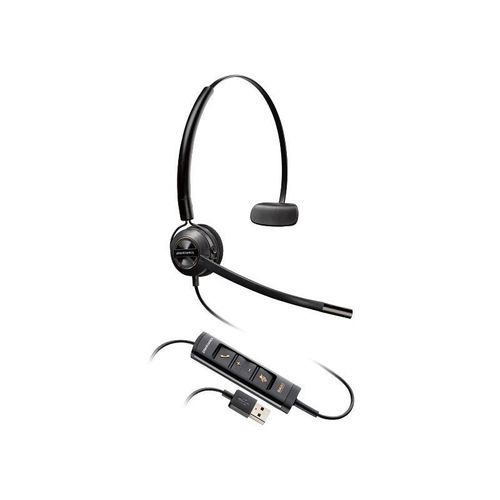 Poly EncorePro HW545 Kopfhörer mit Mikrofon - Schwarz
