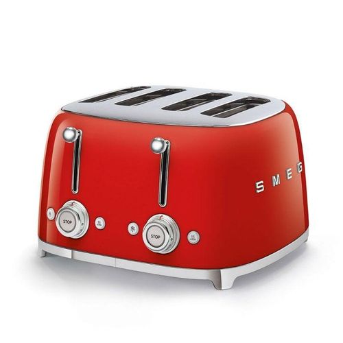 Toaster Smeg TSF03RDEU 4 Schlitze - Rot