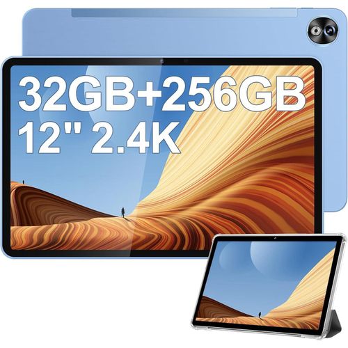Tablet 12 Zoll, Gaming Tablet PC Android 13, 32GB RAM + 256GB ROM (2TB Erweitern) 10800mAh, 2000 * 1200 2.4K Display, 16MP+8MP, Widevine L1, Helio G99
