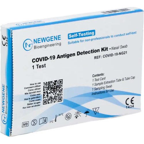 Newgene COVID-19 Antigen Schnell-Selbsttest (Laientest) 500 Stück MHD 05/25 | ID: 2099 | GRATIS parahealth Tests (5 Stück, MHD 12/25)