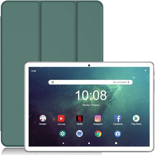 Tablet, 10 Zoll, Android 11 Tablet, 4 GB RAM, 64 GB ROM (128 GB erweiterbar), Kamera 2 MP + 8 MP, 1,6 GHz, 2,4 G WiFi, 2,5 D IPS 800 x 1280 FHD