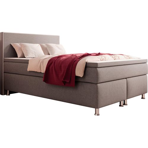 Boxspringbett Gent 140x200cm Grau TFK