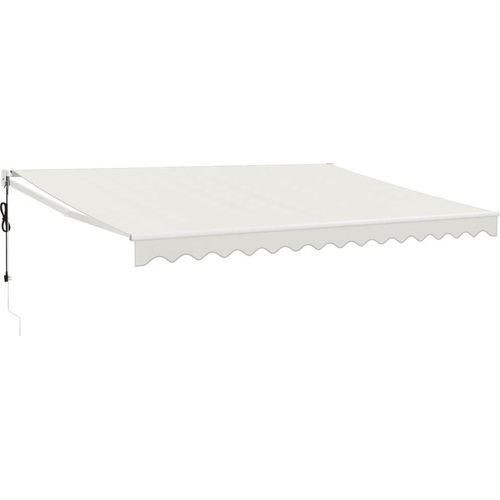 vidaXL Elektrische Markise mit Kurbel Creme 4,5x3 m
