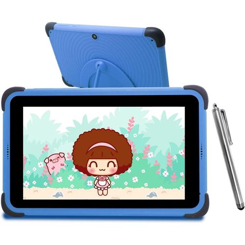 Tablet 8 Zoll HD Display Kinder Tablet Android 11 Tablet PC 32 GB, Kindersicherung Tablets für Kinder von 3 bis 7 Jahren (Blau)