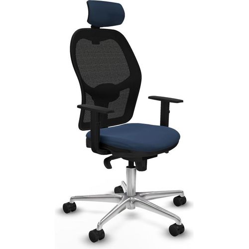 Bürostuhl mit Kopfstütze Jorquera Piqueras y Crespo 1D086N2 Marineblau
