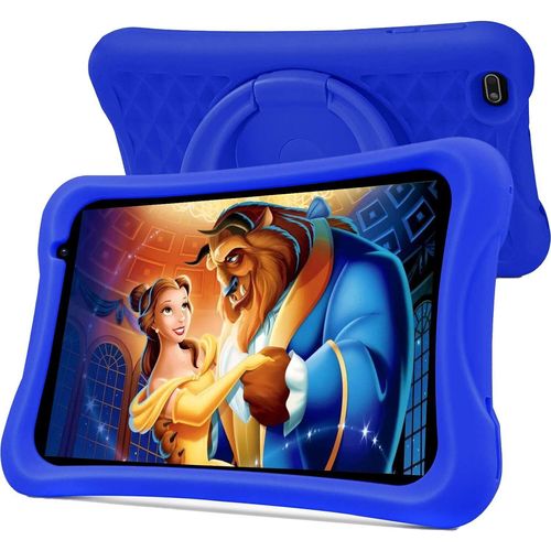 Kinder-Tablet, Kindersicherung, Kinder-Apps, Quad-Core-Prozessor, 2 GB RAM, 32 GB ROM, HD-IPS-Bildschirm, duale Rückkamera, mit Kinder-Tablet-Hülle