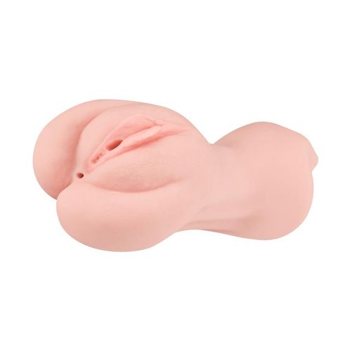Naturnaher Masturbator mit 3 Liebesöffnungen, 22 cm