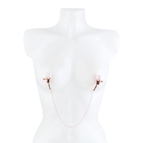Nippelklemmen mit Perlenkette