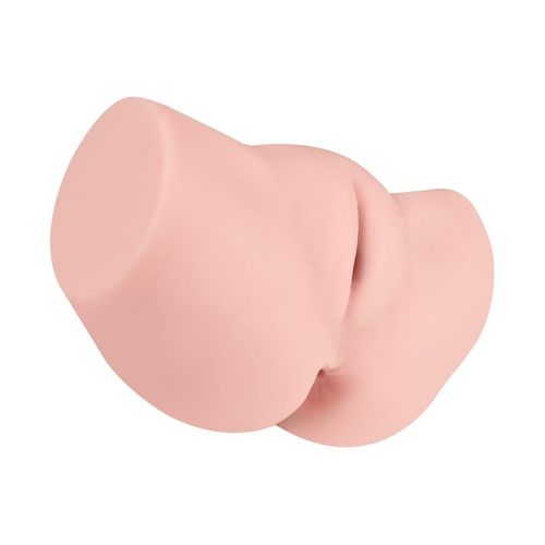 Naturnaher Masturbator mit 2 Liebesöffnungen, 17,5 cm