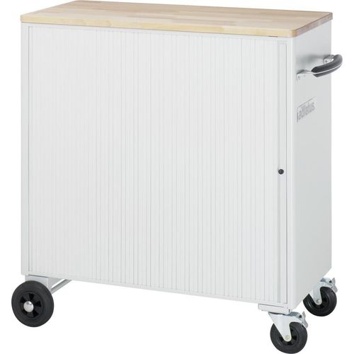 Rau Werkzeugwagen mit 6 Schubladen & Lochwandauszug Buche BxTxH 1025x520x1080mm