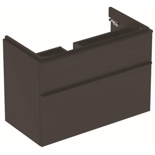 Geberit Smyle Square - Waschtischunterschrank, 884x470x617 mm, 2 Auszüge, lava 500.354.JK.1
