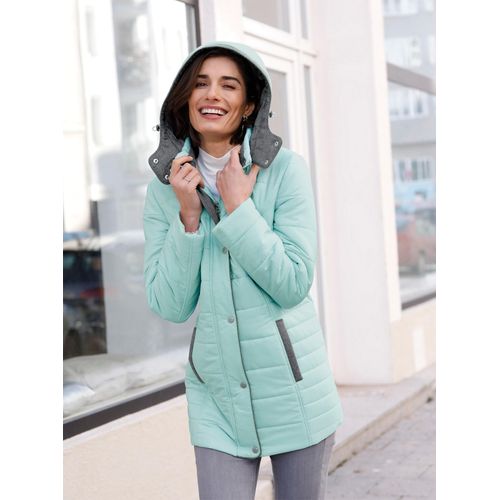 Steppjacke CLASSIC BASICS, Damen, Gr. 40, grün (kalkmint), 100% Polyester, Besatz:100% Polyester, unifarben, Langarm, Jacken