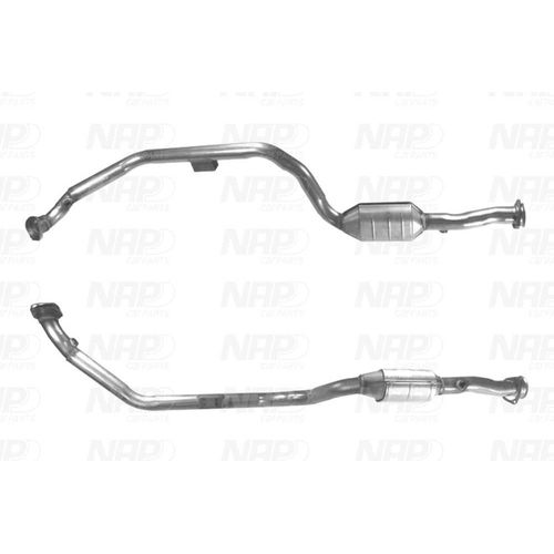 Katalysator NAP-carPARTS von NAP (CAK11423) Katalysator Abgasanlage Hauptkatalysator, Hauptkatalysator, Hauptkat, Kat