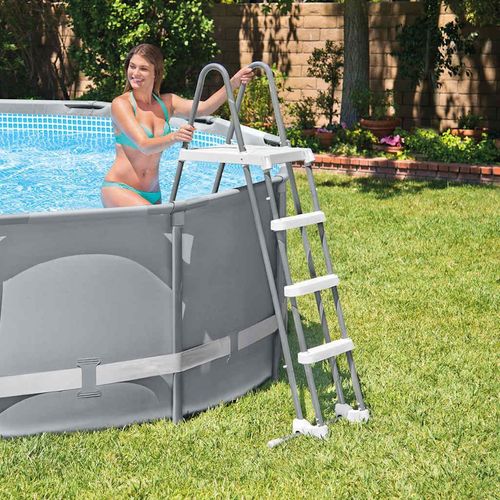 INTEX Poolleiter 4 Stufen 122 cm