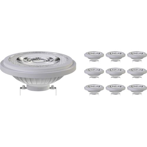 Mehrfachpackung 10x Noxion Lucent LED-Spot G53 AR111 7.4W 450lm 24D - 930 Warmweiß | Höchste Farbwiedergabe - Dimmbar - Ersatz Für 50W
