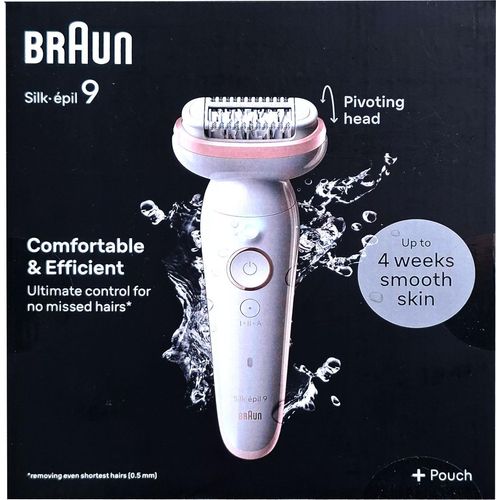 Braun Silk-épil 9 Silk·épil 9 40 Pinzette Gold, Weiß