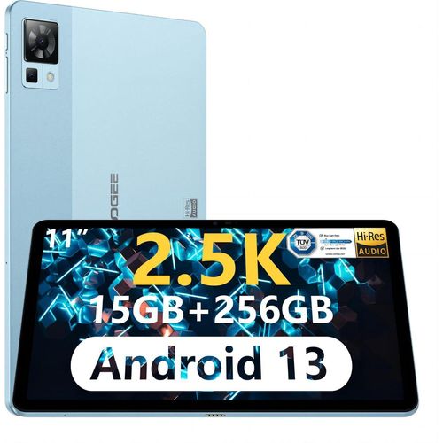 Tablet 11 Zoll, 2.5K Display | 2560x1600 | Android 13 Tablet, Helio G99 Octa-Core 15GB RAM 256GB ROM (2TB TF) Gaming-Tablet PC, 8580mAh/33W,