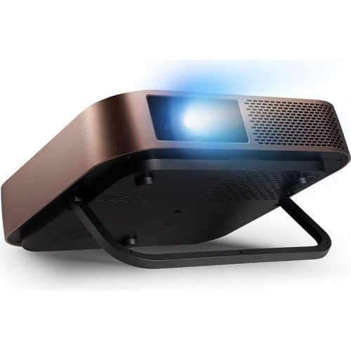 Beamer (1200 lm, 3000000:1, 4096 x 2160 px, Konnektivität, Bluetooth SD-Kartenleser 2x 3 Watt metallic-bronze)
