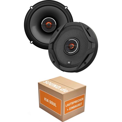 Lautsprecher Boxen Einbaupaket hinten JBL GX602 passend für KIA Soul + 3. Generation | 2x Tief-Mitteltöner mit integriertem Hochtöner 180W MAX