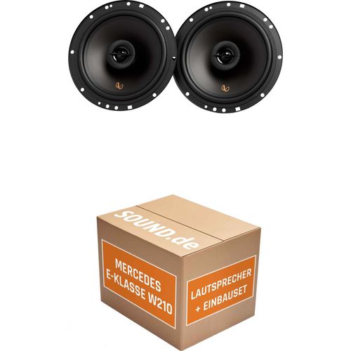 Lautsprecher Boxen Einbaupaket Heckablage Infinity Alpha 603F passend für Mercedes E-Klasse W210 + Kombi | 480Watt