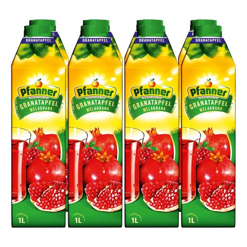 Pfanner Saft Granatapfel 1,0 Liter, 8er Pack