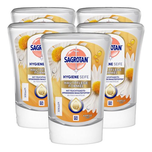Sagrotan No-Touch Nachfüller Kamille Duft 250 ml, 5er Pack