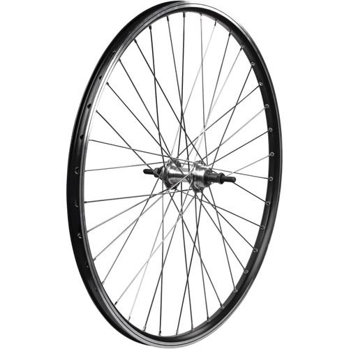 Zündapp Z504 Felge 26 Zoll Laufrad hinten Aluminium Hohlkammerfelge Doublewall Fahrrad E Bike Alufelge schwarz/silber
