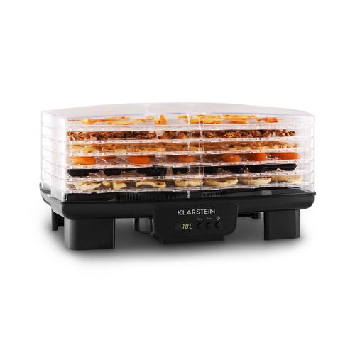Bananarama Dörrautomat schwarz 550W Trockner Dehydrator 6 Etagen Schwarz