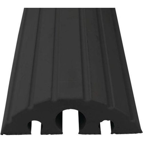 Schlauch- u.Kabelbrücke L1200xB210xH65mm Vollgummi schwarz
